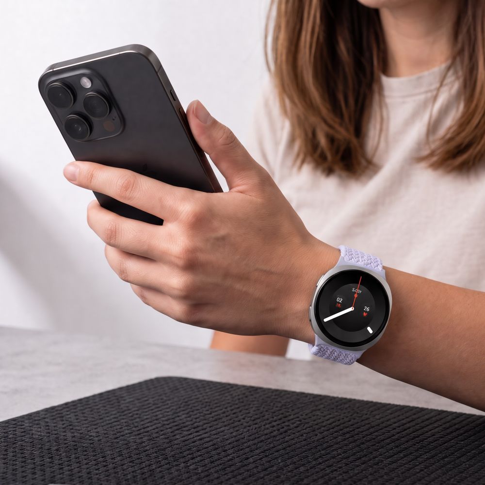 Λουράκι Samsung Galaxy Watch 8 / 9 / Classic 40 / 44 / 46mm Tech-Protect NylonMag Periwinkle - Image 3