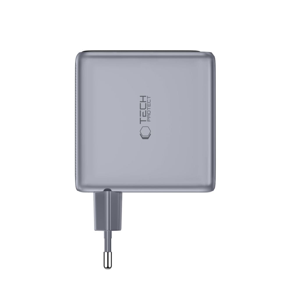 Φορτιστής GaN 140W 4 Θυρών Tech-Protect PowerVision NC140W-GaN PD / QC3.0 Dark Grey - Image 3