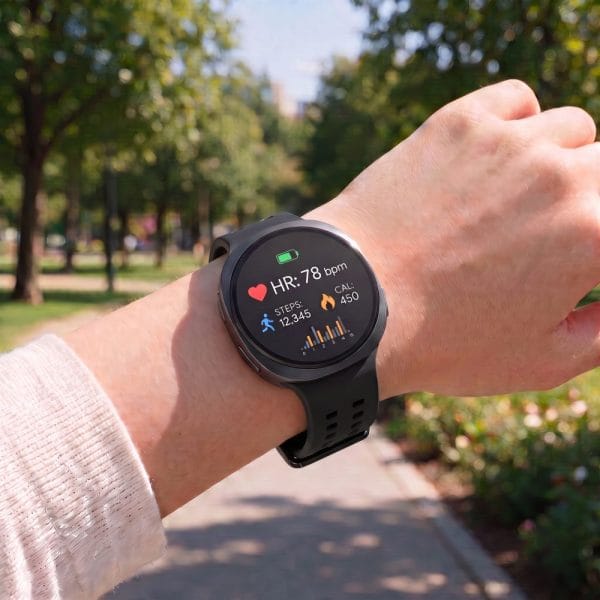 Λουράκι Samsung Galaxy Watch 8 / 9 / Classic 40 / 44 / 46mm Tech-Protect Silicone Air Black - Image 5