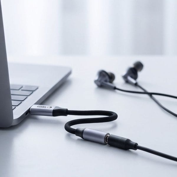 Αντάπτορας Ήχου USB-C σε Jack 3.5mm DAC Tech-Protect Ultraboost Iron Grey - Image 8