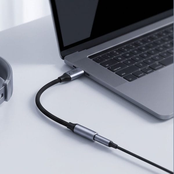Αντάπτορας Ήχου USB-C σε Jack 3.5mm DAC Tech-Protect Ultraboost Iron Grey - Image 9