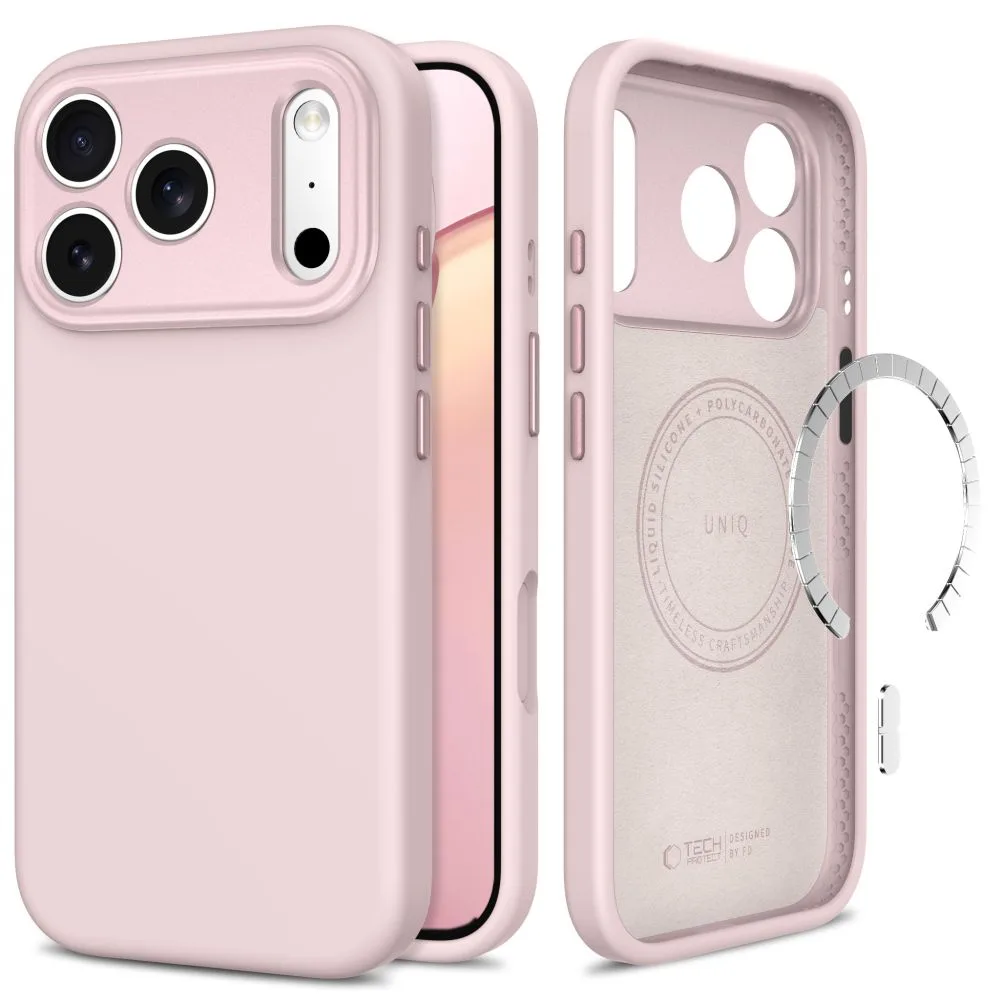 Θήκη iPhone 17 Pro / 18 Pro Tech-Protect Uniq MagSafe CC Soft Pink