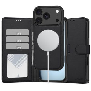 Θήκη Πορτοφόλι iPhone 17 Pro Max / 18 Pro Max Tech-Protect Wallet MagSafe Matte Black