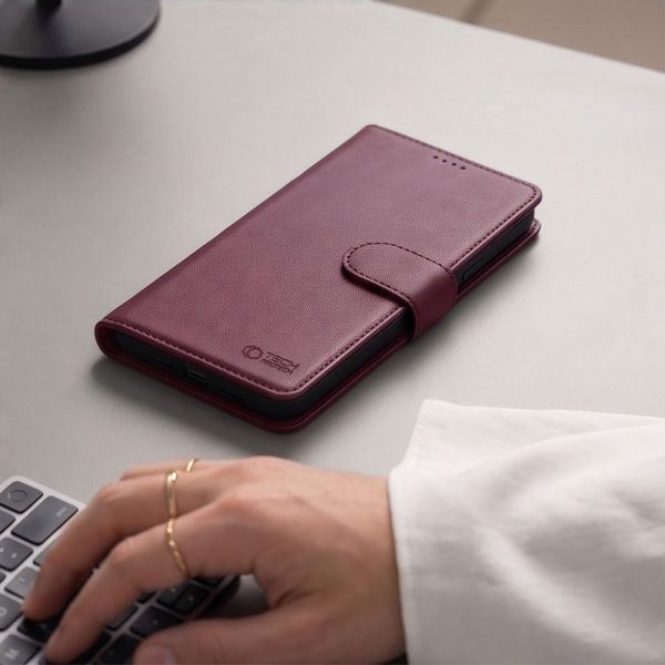 Θήκη Πορτοφόλι iPhone 17 Pro Max / 18 Pro Max Tech-Protect Wallet MagSafe Mulberry - Image 9