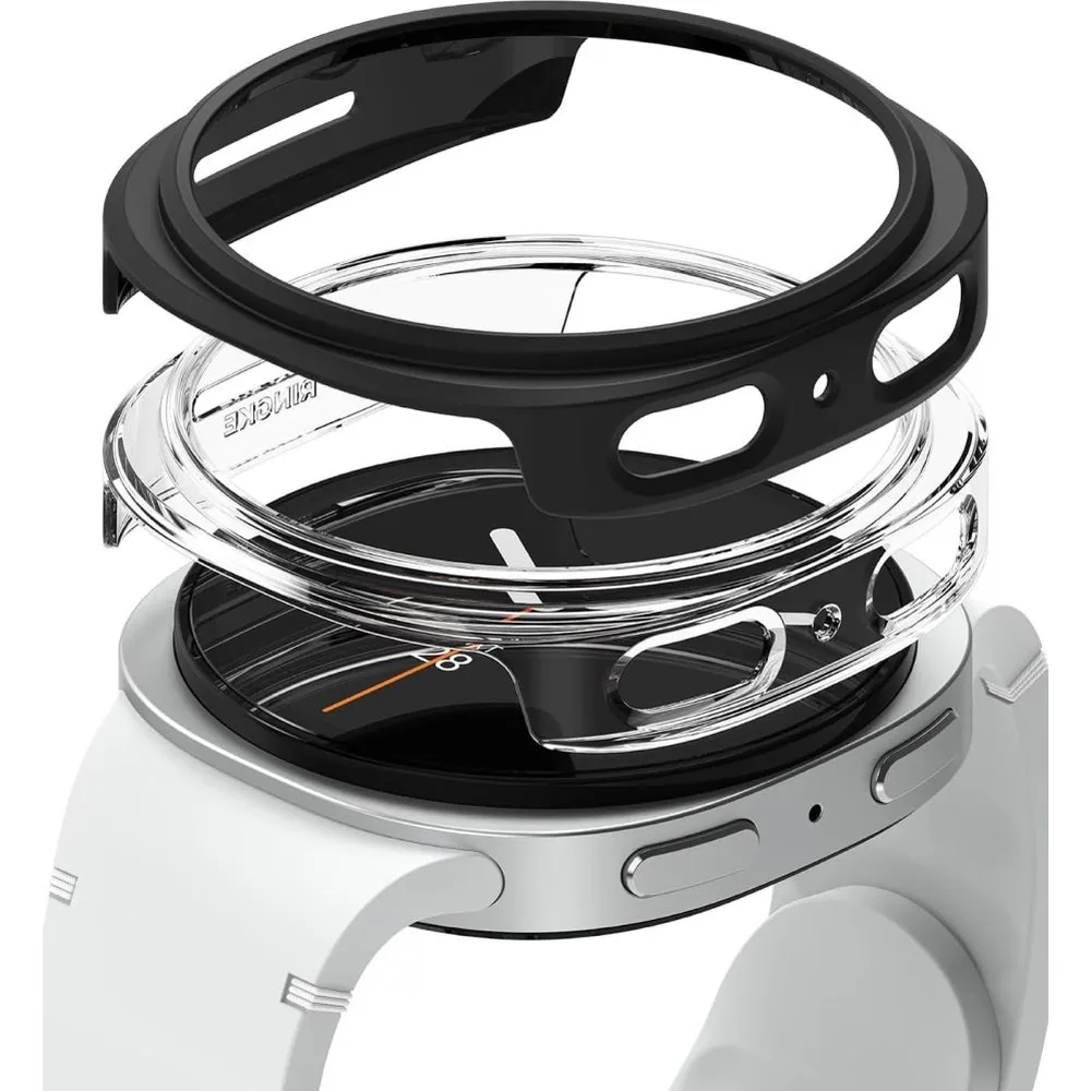 Θήκες Samsung Galaxy Watch 8 / 9 (40mm) Ringke Slim 2-Pack Clear / Matte Black
