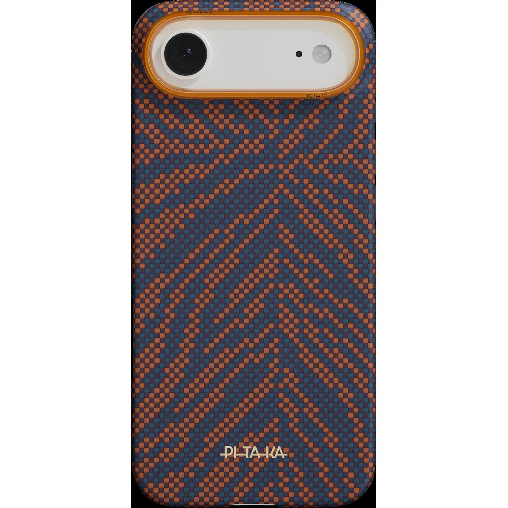 Θήκη iPhone Air PITAKA Edge Breath of Veins MagSafe Burning Orange (BV1701A) - Image 2