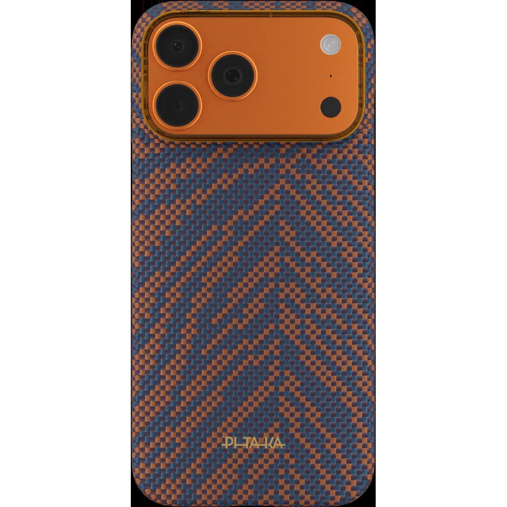 Θήκη iPhone 17 Pro PITAKA Edge Breath of Veins MagSafe Burning Orange (BV1701P) - Image 2