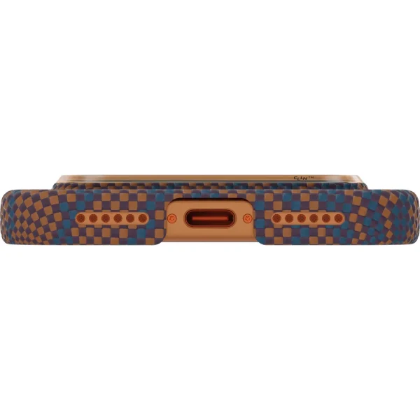 Θήκη iPhone 17 Pro PITAKA Edge Breath of Veins MagSafe Burning Orange (BV1701P) - Image 6