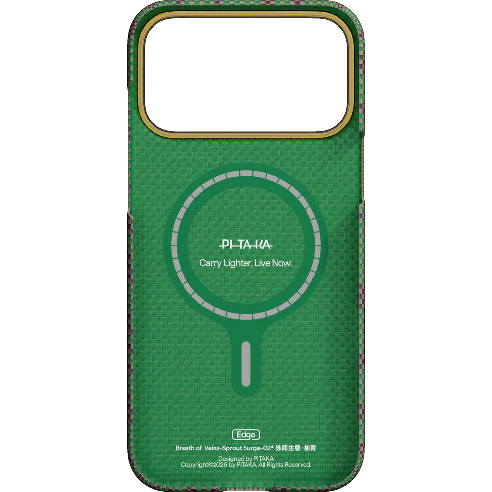 Θήκη iPhone 17 Pro Max PITAKA Edge Breath of Veins MagSafe Sprout Surge (BV1702PM) - Image 3
