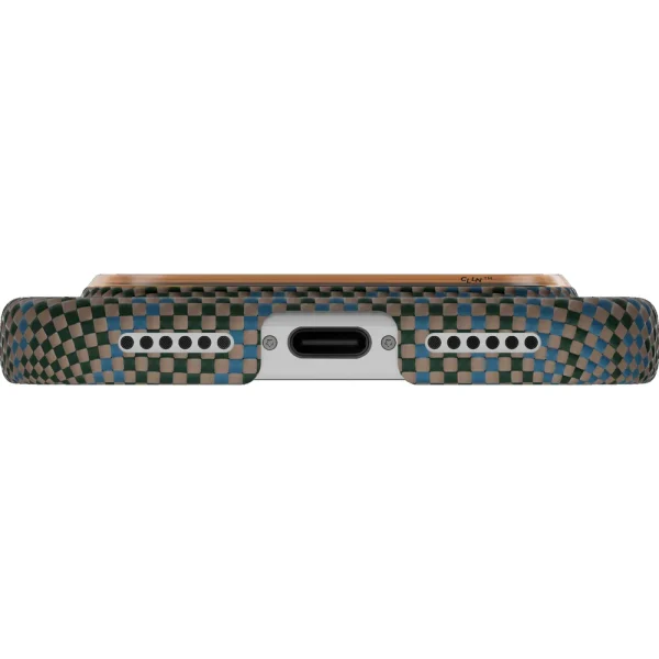 Θήκη iPhone 17 Pro PITAKA Edge Breath of Veins MagSafe Dive Green (BV1703P) - Image 5