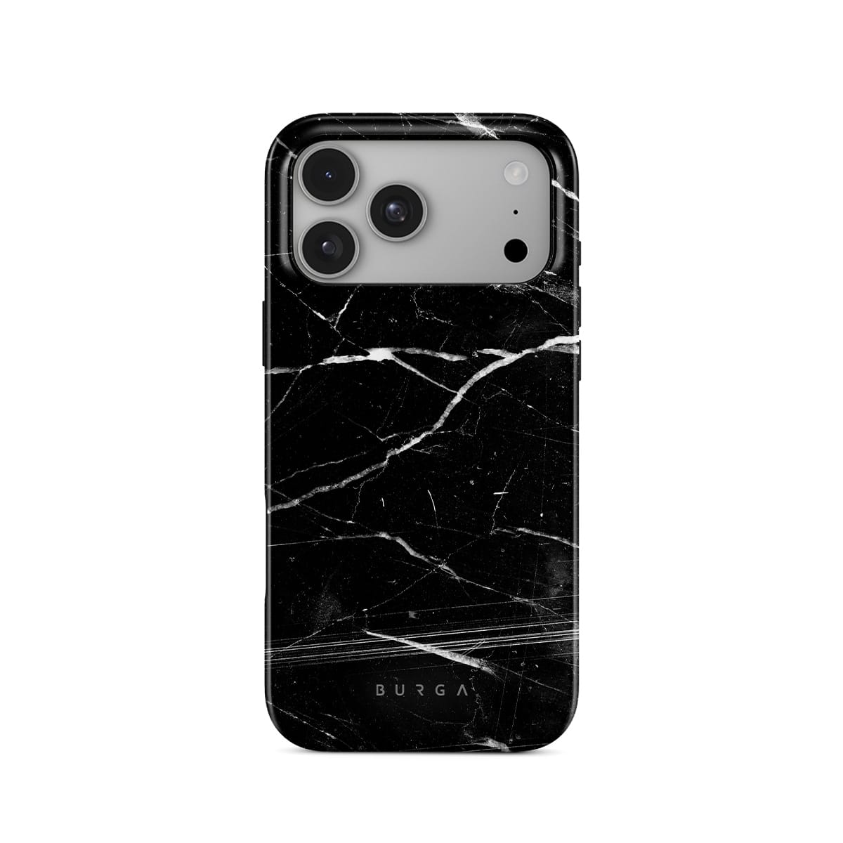 Θήκη iPhone 18 Pro BURGA Tough MagSafe Noir Origin Black Marble