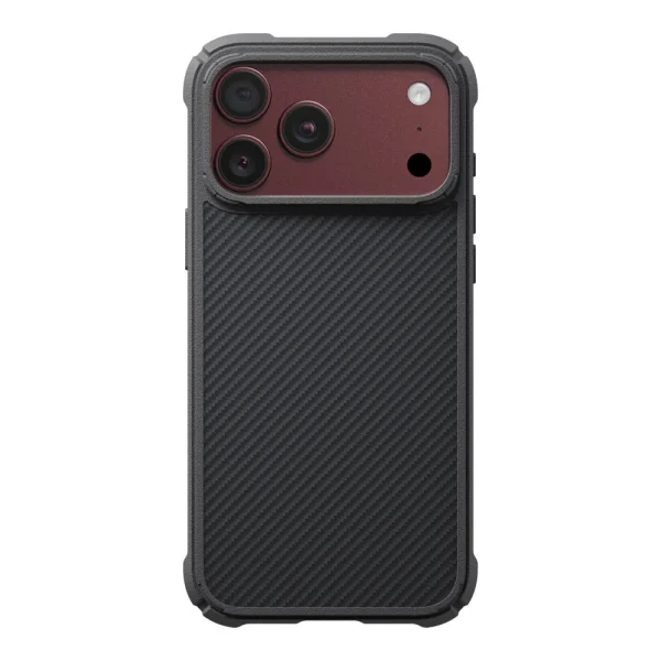 Θήκη iPhone 18 Pro Max / 17 Pro Max PITAKA Cairn Case Black/Grey Twill - Image 9