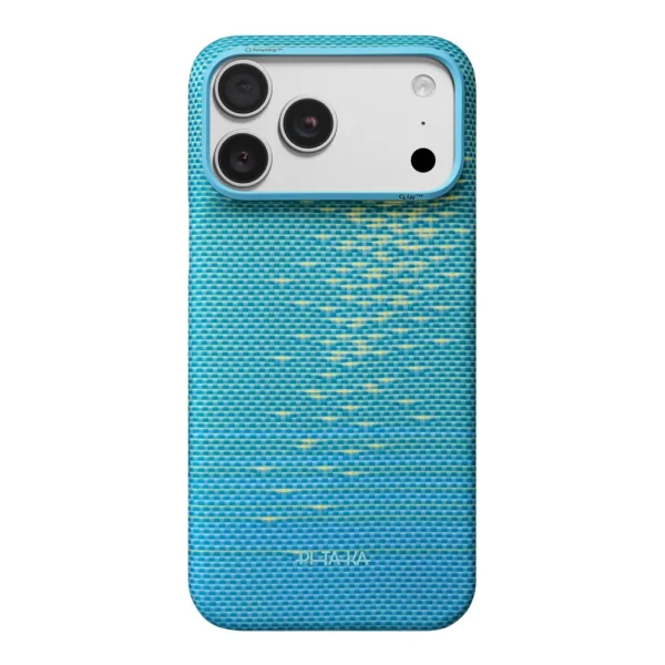Θήκη iPhone 18 Pro Max / 17 Pro Max PITAKA Edge Case Lucid Blue - Image 10