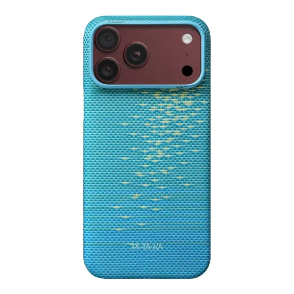 Θήκη iPhone 18 Pro Max / 17 Pro Max PITAKA Edge Case Lucid Blue - Image 11