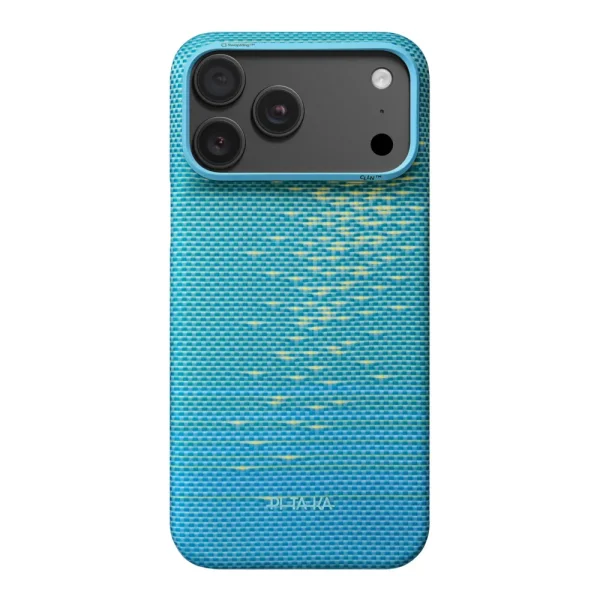 Θήκη iPhone 18 Pro Max / 17 Pro Max PITAKA Edge Case Lucid Blue - Image 12