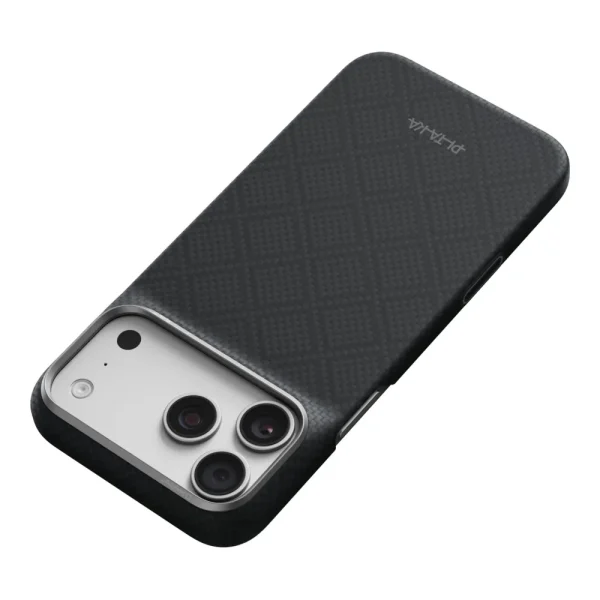 Θήκη iPhone 18 Pro Max Pitaka Edge Case Argyle MagSafe Basalt Black - Image 5