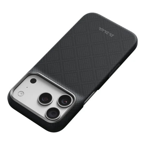 Θήκη iPhone 18 Pro Pitaka Edge Case Argyle MagSafe Basalt Black - Image 5