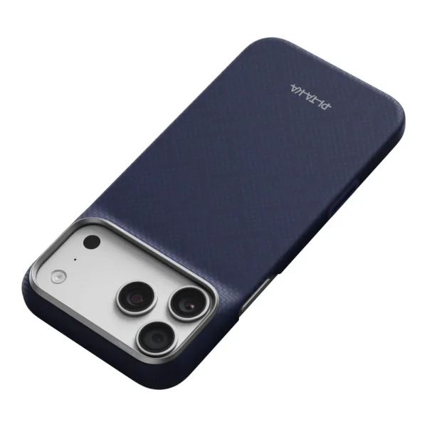 Θήκη iPhone 18 Pro Max Pitaka Edge Case PTK Weaving MagSafe Sapphire Blue - Image 5