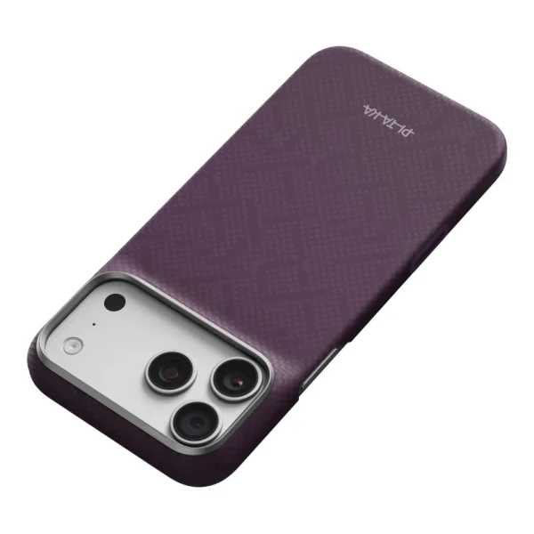 Θήκη iPhone 18 Pro Max Pitaka Edge Case PTK Weaving MagSafe Charoite Purple - Image 5