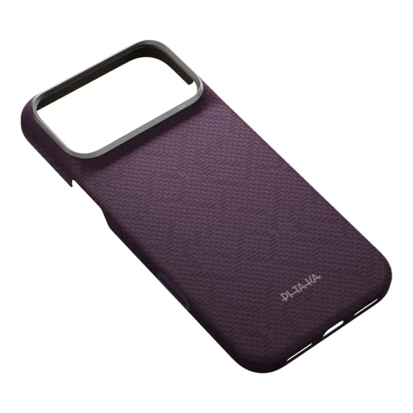 Θήκη iPhone 18 Pro Max Pitaka Edge Case PTK Weaving MagSafe Charoite Purple - Image 6