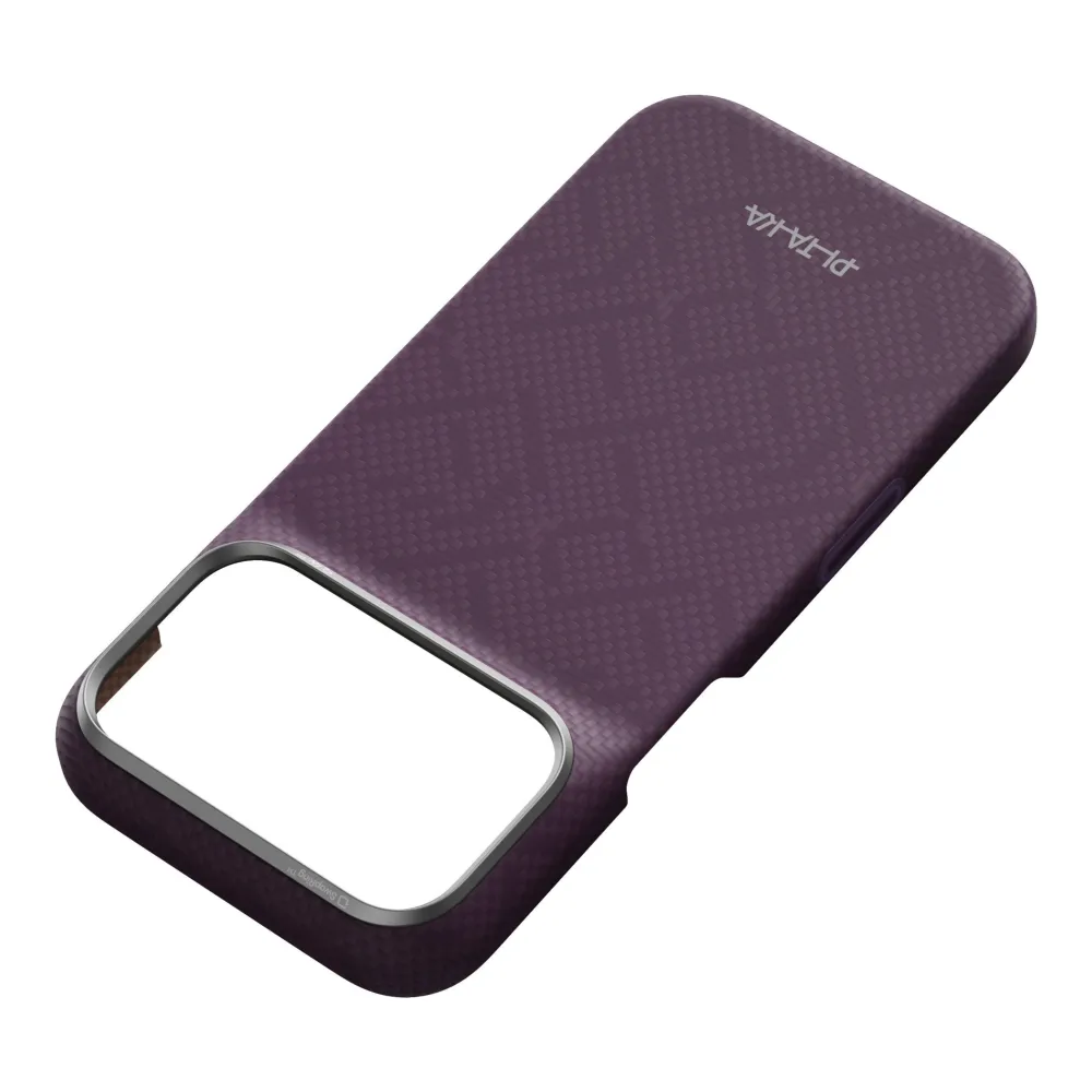 Θήκη iPhone 18 Pro Pitaka Edge Case PTK Weaving MagSafe Charoite Purple - Image 3