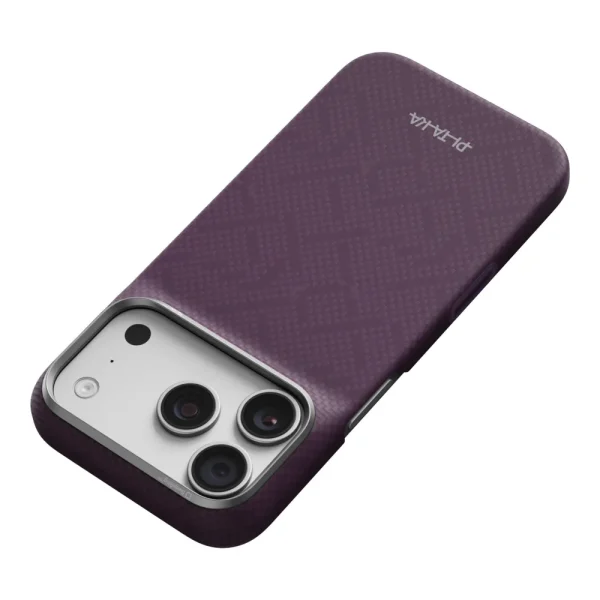 Θήκη iPhone 18 Pro Pitaka Edge Case PTK Weaving MagSafe Charoite Purple - Image 6