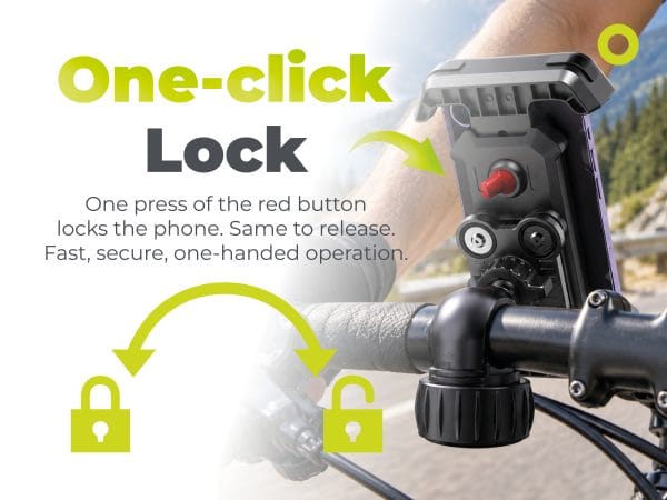 Mobile Origin Bike Phone Holder B1 with Anti-Shock & Vibration Reduction