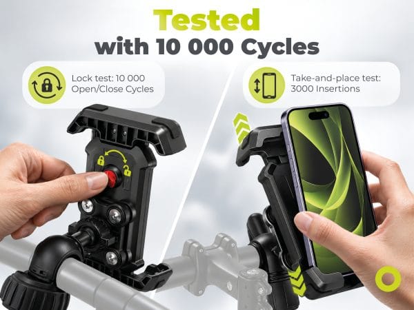 Mobile Origin Bike Phone Holder B1 with Anti-Shock & Vibration Reduction