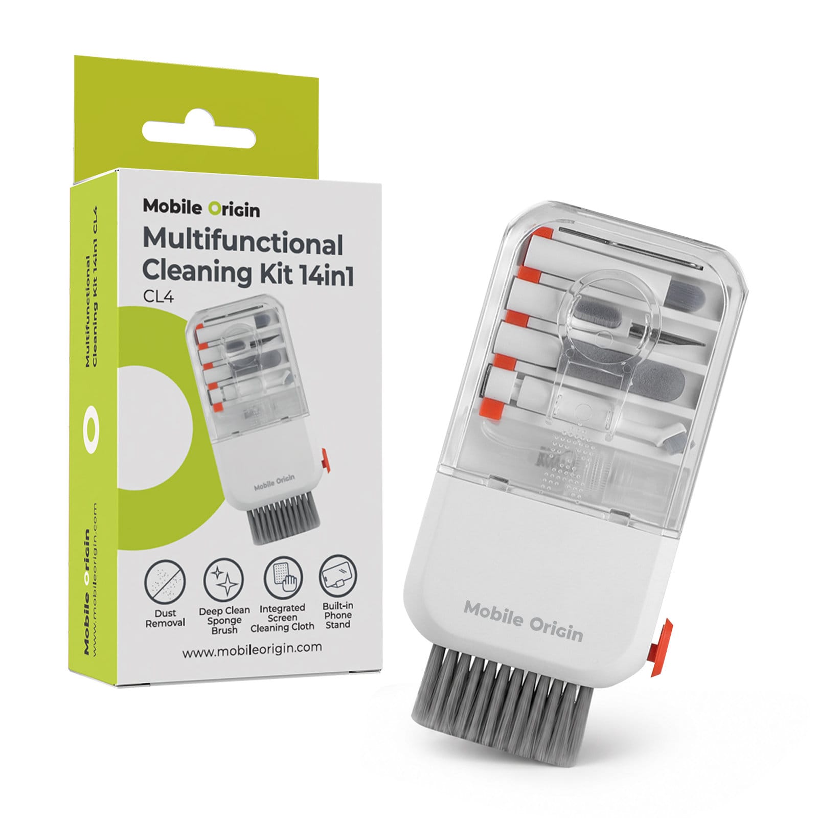 Σετ Καθαρισμού Ηλεκτρονικών 14-in-1 Mobile Origin CL4 White