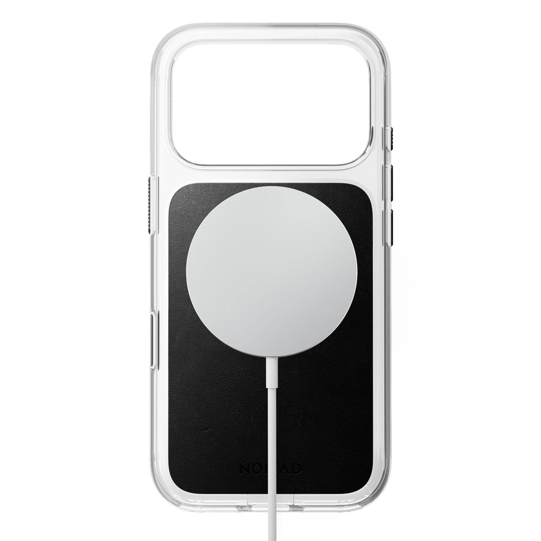 Nomad Clear Leather Case black (Horween) - iPhone 18 Pro/17 Pro