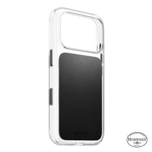 Θήκη iPhone 18 Pro / 17 Pro Nomad Clear Leather Case MagSafe Black Horween