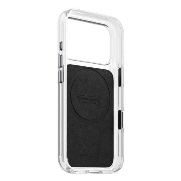 Nomad Clear Leather Case black (Horween) - iPhone 18 Pro/17 Pro