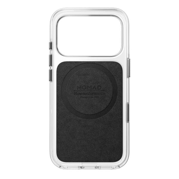 Nomad Clear Leather Case black (Horween) - iPhone 18 Pro/17 Pro
