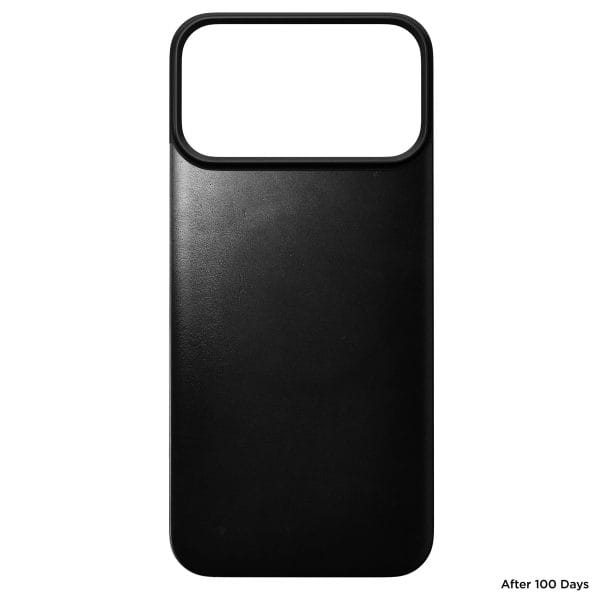 Nomad Magnetic Leather Back black (Horween) Magsafe - iPhone 18 Pro Max/17 Pro Max