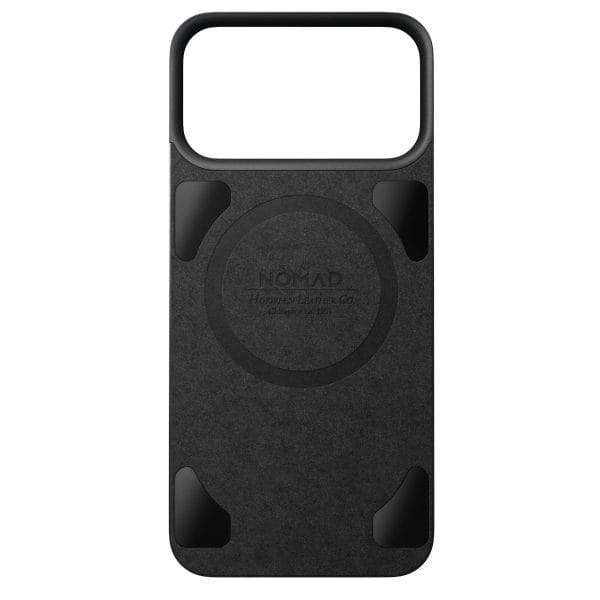 Nomad Magnetic Leather Back black (Horween) Magsafe - iPhone 18 Pro Max/17 Pro Max