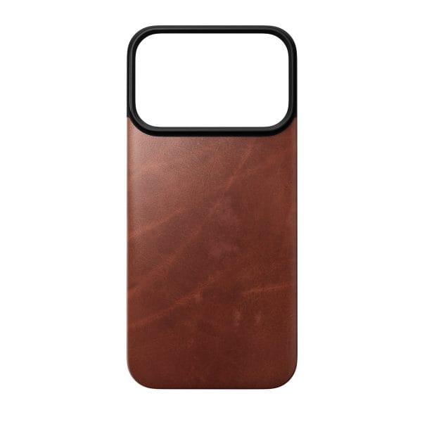 Nomad Magnetic Leather Back olde dublin (Horween) Magsafe - iPhone 18 Pro/17 Pro