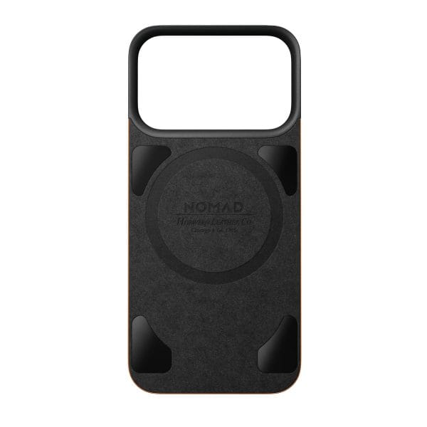 Nomad Magnetic Leather Back saddle (Horween) Magsafe - iPhone 18 Pro/17 Pro
