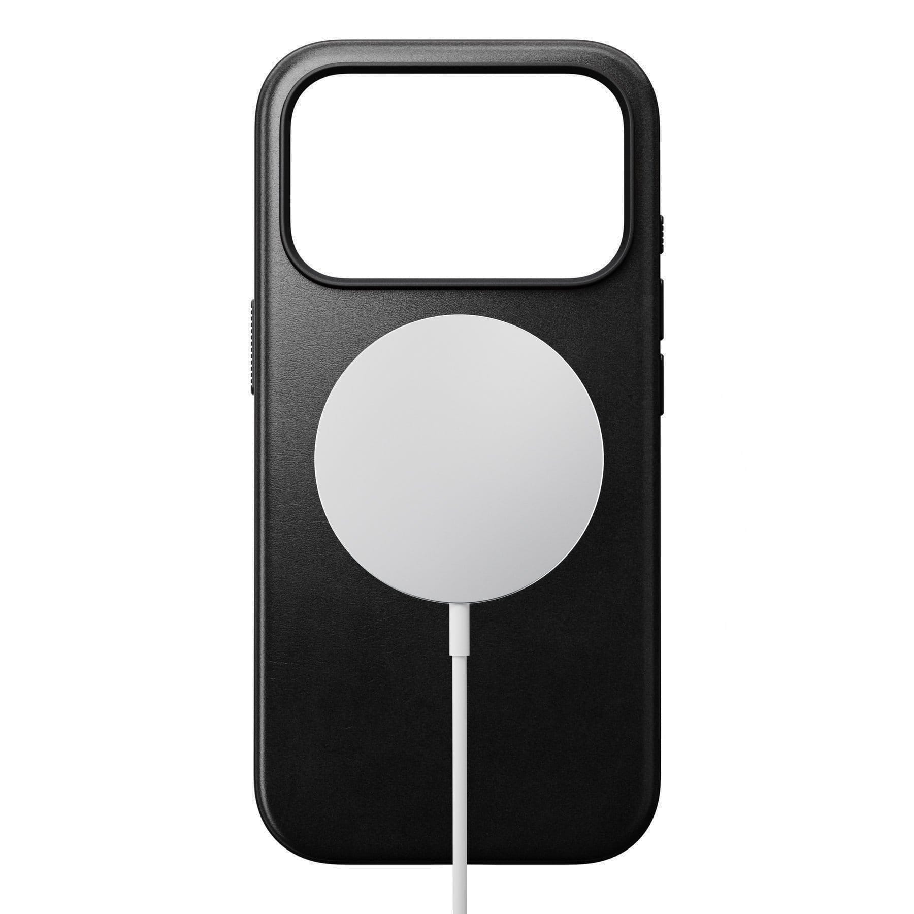 Nomad Modern Leather Case black (Horween) - iPhone 18 Pro/17 Pro