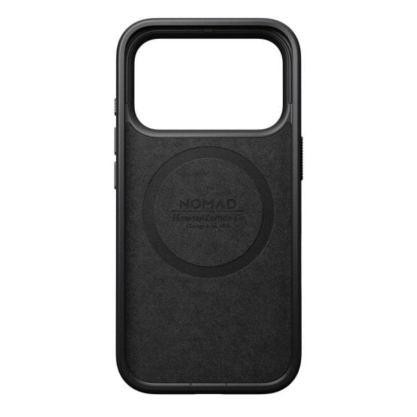Nomad Modern Leather Case black (Horween) - iPhone 18 Pro/17 Pro