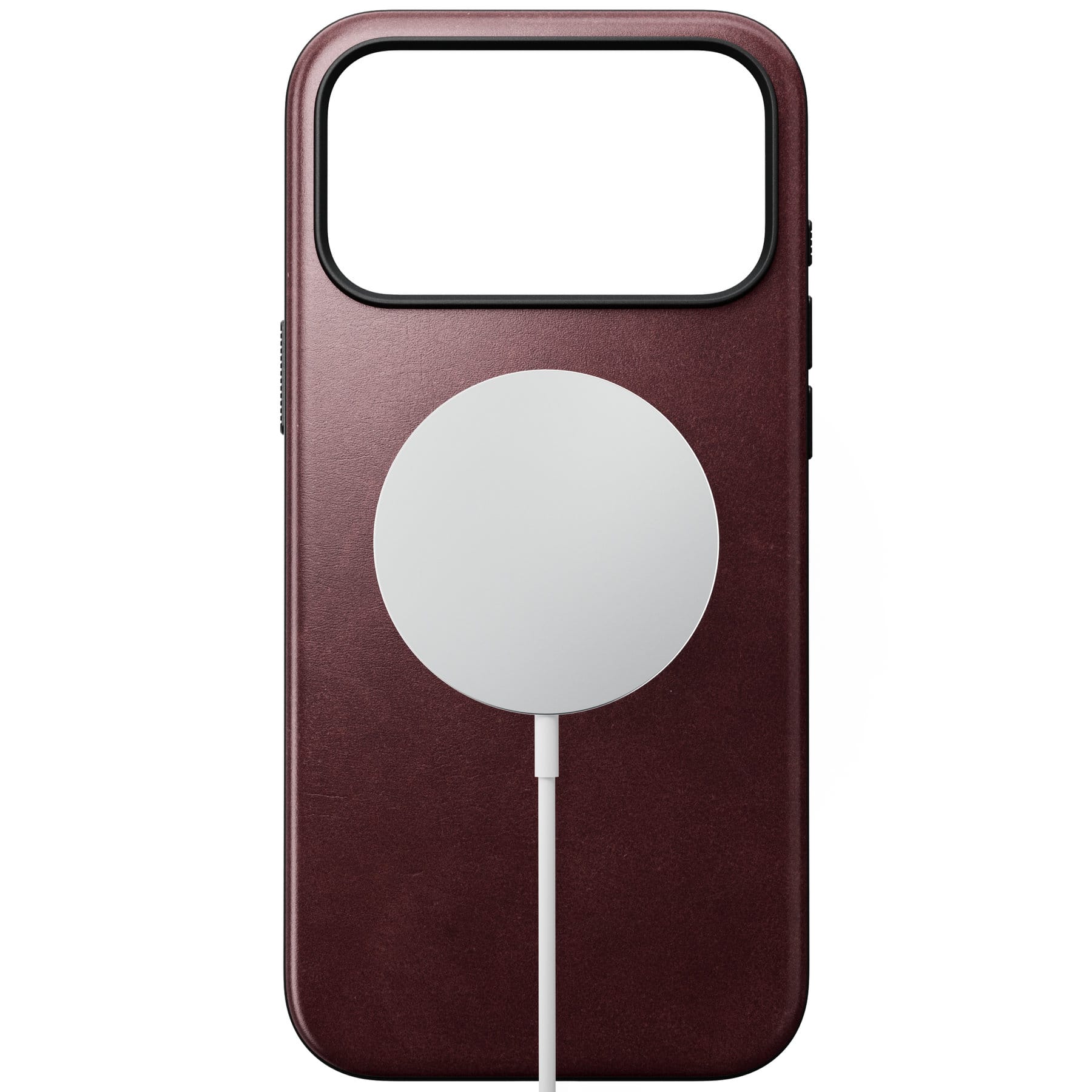 Nomad Modern Leather Case burgundy (Horween) - iPhone 18 Pro Max/17 Pro Max