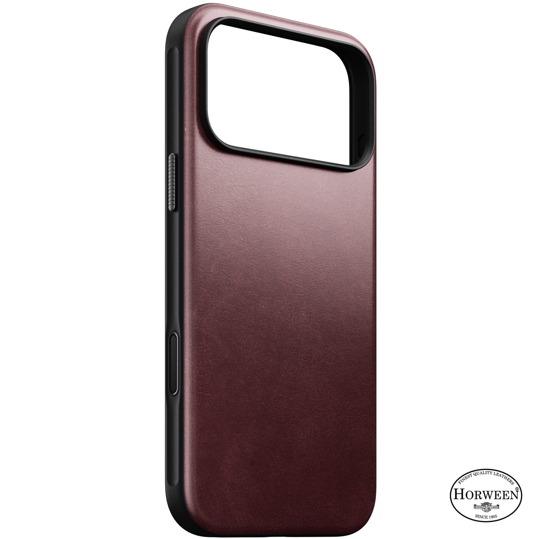 Θήκη iPhone 18 Pro Max / 17 Pro Max Nomad Modern Leather Case Burgundy Horween