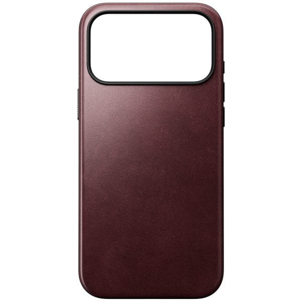 Nomad Modern Leather Case burgundy (Horween) - iPhone 18 Pro Max/17 Pro Max