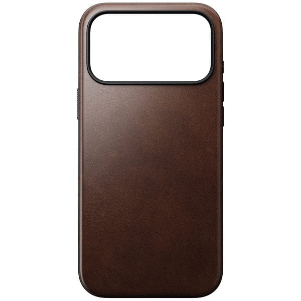Nomad Modern Leather Case rustic brown (Horween) - iPhone 18 Pro Max/17 Pro Max