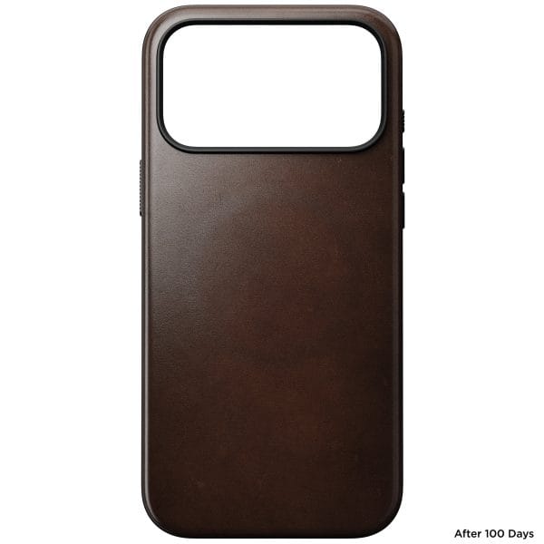 Nomad Modern Leather Case rustic brown (Horween) - iPhone 18 Pro Max/17 Pro Max
