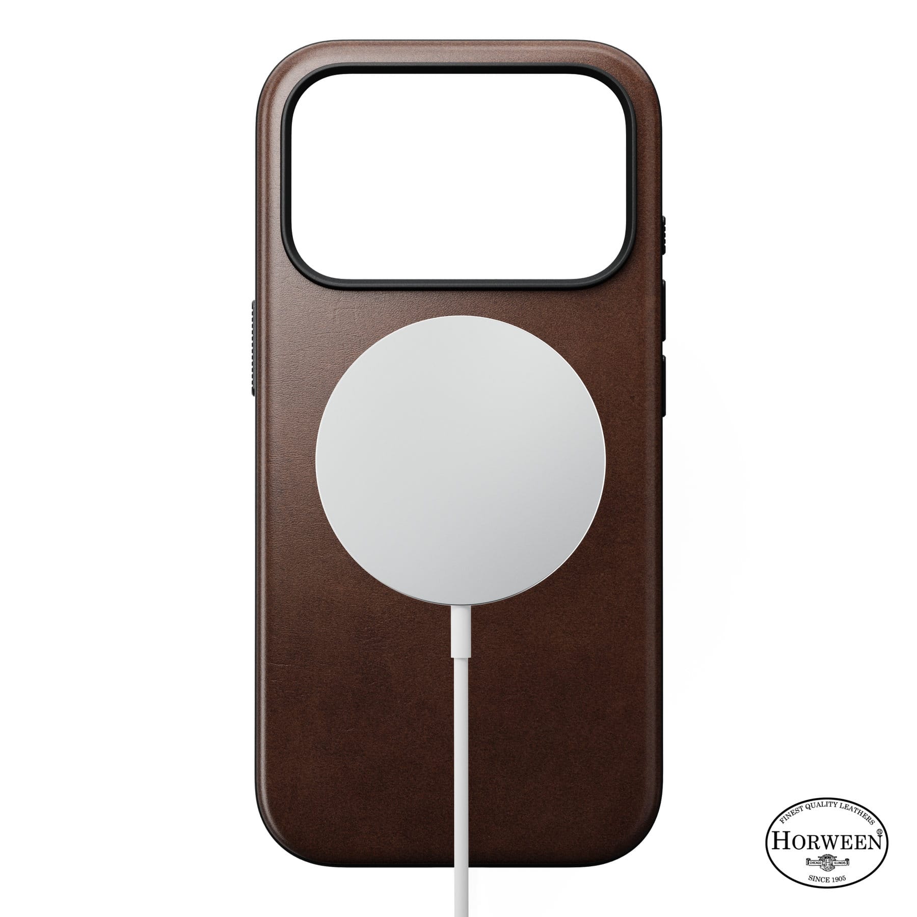 Nomad Modern Leather Case rustic brown (Horween) - iPhone 18 Pro/17 Pro