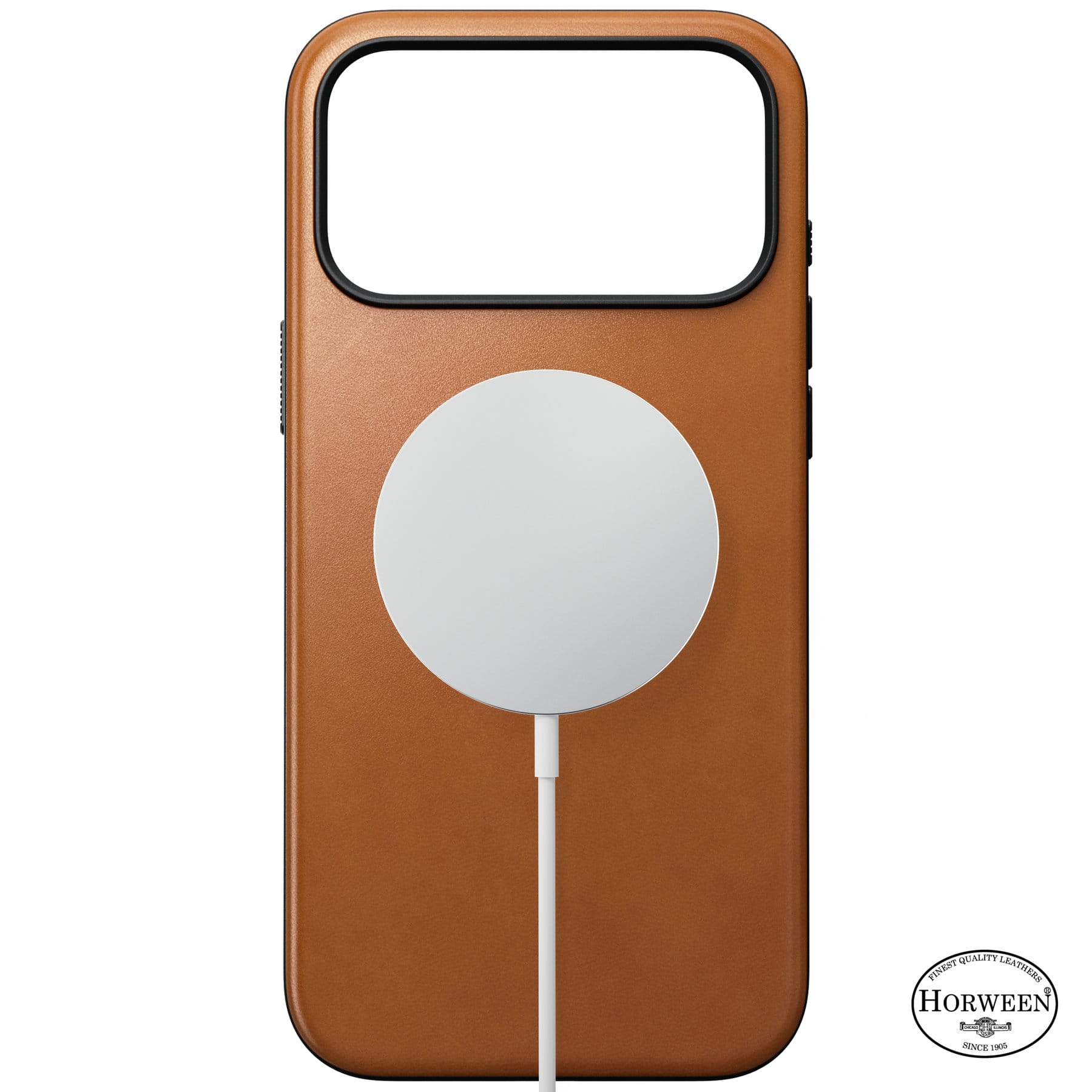 Nomad Modern Leather Case saddle (Horween) - iPhone 18 Pro Max/17 Pro Max