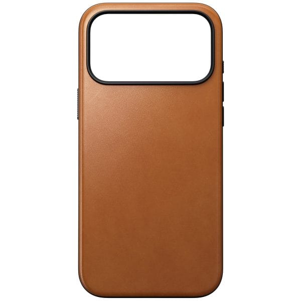 Nomad Modern Leather Case saddle (Horween) - iPhone 18 Pro Max/17 Pro Max