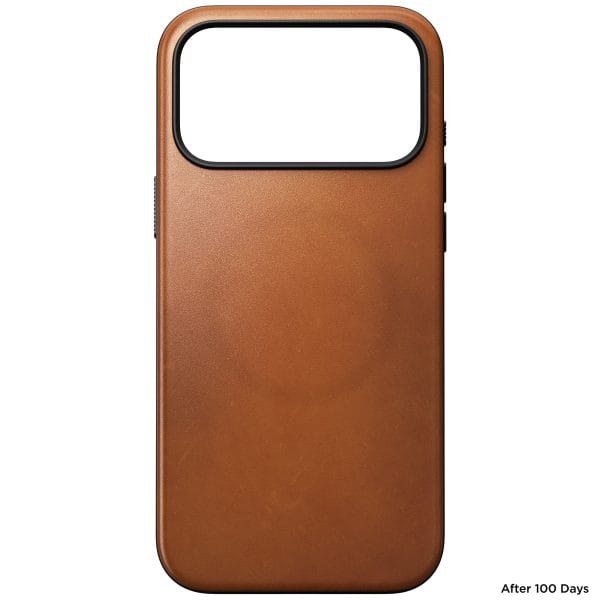 Nomad Modern Leather Case saddle (Horween) - iPhone 18 Pro Max/17 Pro Max