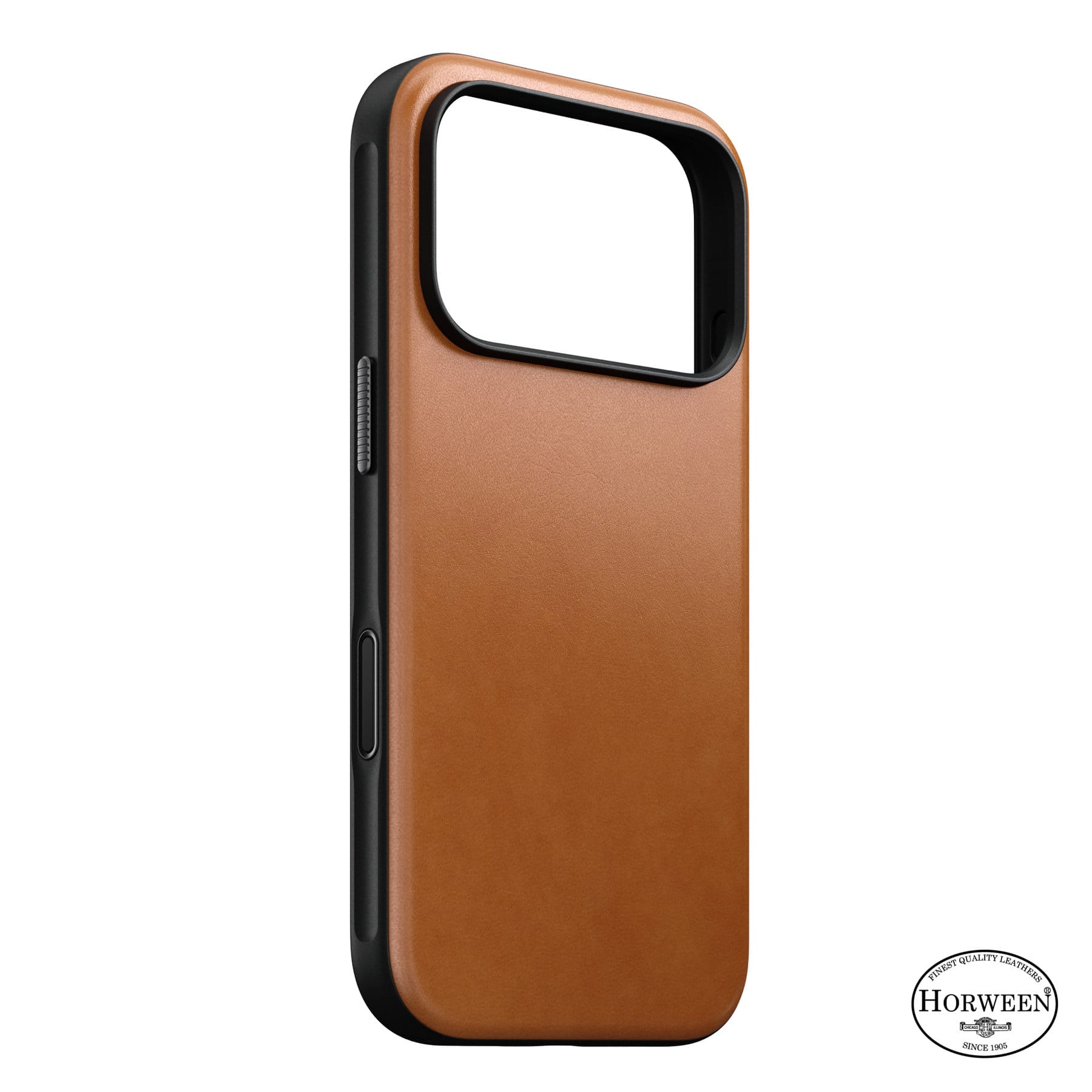 Θήκη iPhone 18 Pro / 17 Pro Nomad Modern Leather Case Saddle Horween