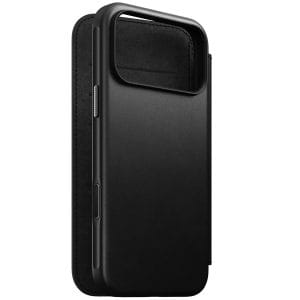 Θήκη Πορτοφόλι iPhone 18 Pro Max / 17 Pro Max Nomad Modern Leather Folio Black